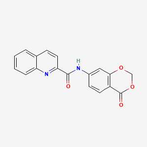 molecular formula C18H12N2O4 B12391118 Mtb-IN-3 