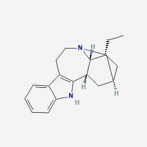 molecular formula C19H24N2 B1239114 (+)-Ibogamine 