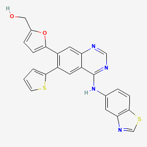 molecular formula C24H16N4O2S2 B12391140 Ripk2/3-IN-1 