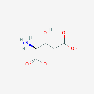 3-hydroxy-L-glutamate(1-)