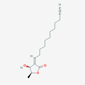 molecular formula C17H26O3 B1239122 Lincomolide B 