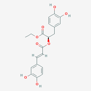 molecular formula C20H20O8 B12391240 Ethyl rosmarinate 