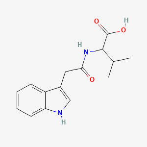 2-[2-(1H-indol-3-yl)acetamido]-3-methylbutanoic acid