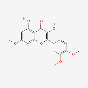 molecular formula C18H16O7 B1239147 3',4',7-Trimethoxyquercetin CAS No. 6068-80-0