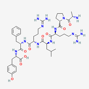 molecular formula C44H67N13O9 B12391480 a-Bag Cell Peptide (1-7) 