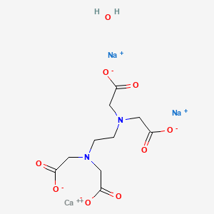 molecular formula C10H14CaN2Na2O9 B1239152 Edetate calcium disodium monohydrate CAS No. 304695-78-1