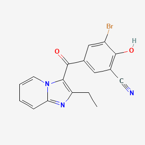 molecular formula C17H12BrN3O2 B12391523 Lingdolinurad CAS No. 2088176-96-7