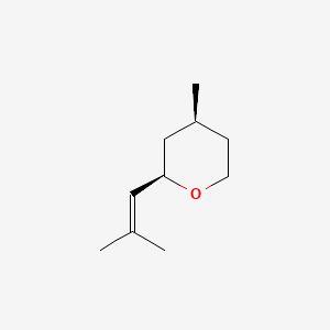 molecular formula C10H18O B1239159 (+)-cis-Rose oxide CAS No. 876-17-5