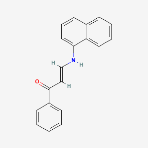 1-Benzoyl-2-(naphth-1-ylamino)ethene