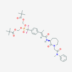 molecular formula C38H50F2N3O10P B12391667 PM-43I 
