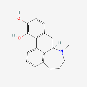 11,12-Dihydroxy-7-methyl-4,5,6,7,7a,8-hexahydrophenanthro(10,1-b,c)azepine