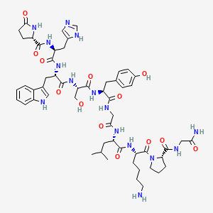 molecular formula C55H75N15O13 B12391759 [Lys8] LH-RH CAS No. 35544-05-9