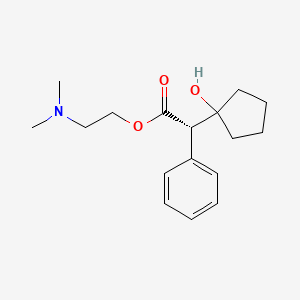 molecular formula C17H25NO3 B1239181 (S)-cyclopentolate CAS No. 204990-63-6