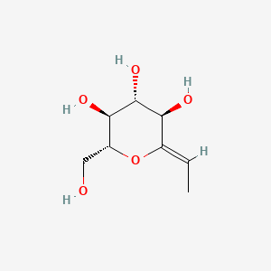 molecular formula C8H14O5 B1239185 3,7-Anhydro-1,2-dideoxygluco-oct-2-enitol CAS No. 91797-46-5