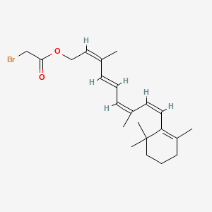 molecular formula C22H31BrO2 B1239190 Retinyl bromoacetate CAS No. 81112-43-8
