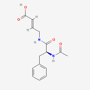 Methyl 4-((N-acetylphenylalanyl)amino)but-2-enoate