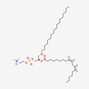 molecular formula C44H86NO7P B1239196 PC(O-18:0/18:2(9Z,12Z)) CAS No. 88542-96-5