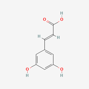 molecular formula C9H8O4 B1239197 3,5-Dihydroxycinnamic acid CAS No. 28374-93-8