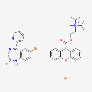molecular formula C37H40Br2N4O4 B1239203 Lexil CAS No. 63280-97-7