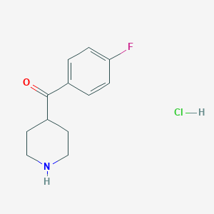 molecular formula C12H15ClFNO B123924 4-(4-Fluorobenzoyl)piperidine hydrochloride CAS No. 25519-78-2