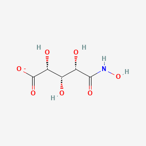 molecular formula C5H8NO7- B1239256 Xylarohydroxamate 