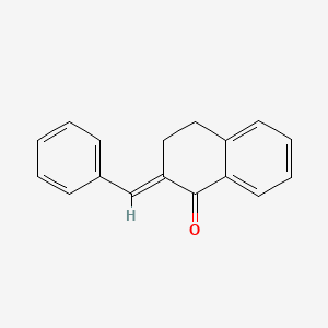 molecular formula C17H14O B1239264 2-Benzylidene-1-tetralone CAS No. 57558-64-2