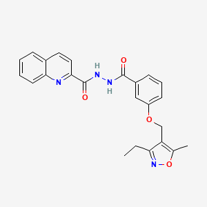 molecular formula C24H22N4O4 B12392642 PRMT5:MEP50 PPI 