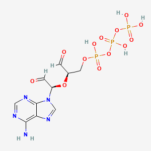 molecular formula C10H14N5O13P3 B1239275 2',3'-dialdehyde ATP CAS No. 54970-91-1
