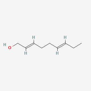molecular formula C9H16O B1239279 (2E,6E)-Nona-2,6-dien-1-ol CAS No. 5820-89-3