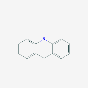 molecular formula C14H13N B1239281 N-Methylacridan 