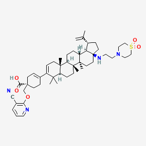 molecular formula C49H70N4O5S B12392833 Zegruvirimat CAS No. 2122781-86-4
