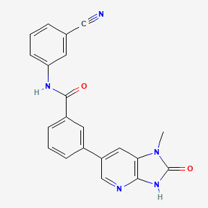 molecular formula C21H15N5O2 B12392851 ZINC475239213 