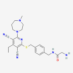 molecular formula C25H31N7OS B12392862 GSK3735967 