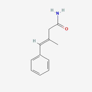 B1239292 beta-Benzalbutyramide CAS No. 26121-47-1