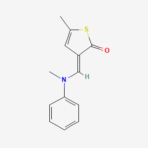 (3E)-5-methyl-3-[(N-methylanilino)methylidene]thiophen-2-one