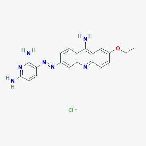 3-[(9-Amino-7-ethoxyacridin-3-yl)diazenyl]pyridine-2,6-diamine;chloride
