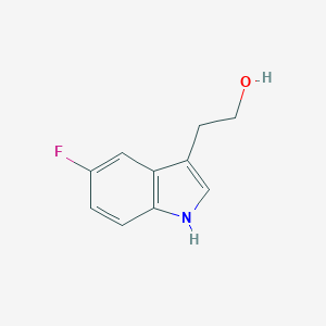 molecular formula C10H10FNO B012393 2-(5-fluoro-1H-indol-3-yl)ethanol CAS No. 101349-12-6