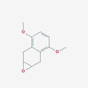 molecular formula C12H14O3 B123934 1a,2,7,7a-Tetrahydro-3,6-dimethoxy-naphth[2,3-b]oxirene CAS No. 58851-64-2