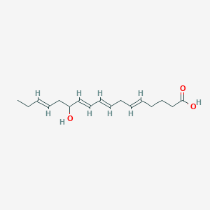 molecular formula C17H26O3 B1239349 12-Hydroxy-5,8,10,14-heptadectetraenoic acid CAS No. 74004-31-2