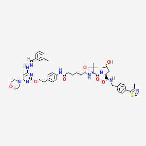 molecular formula C52H64N10O7S B12393532 PIK5-12d 