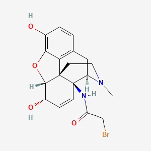 molecular formula C19H21BrN2O4 B1239358 14beta-Bromoacetamidomorphine CAS No. 82975-77-7