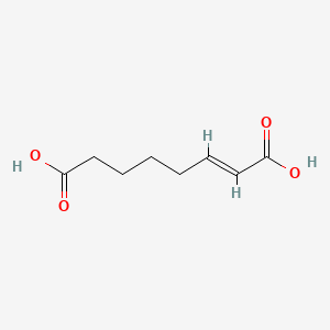 B1239364 2-Octenedioic acid CAS No. 5698-50-0