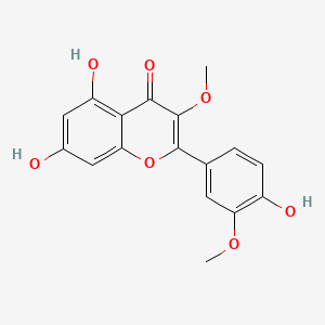 molecular formula C17H14O7 B1239365 3,3'-di-O-methylquercetin CAS No. 4382-17-6
