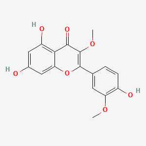 molecular formula C17H14O7 B1239365 Quercetin 3,3'-dimethyl ether CAS No. 4382-17-6