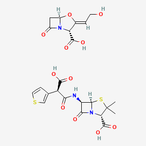 molecular formula C23H25N3O11S2 B1239372 Augpenin CAS No. 86482-18-0