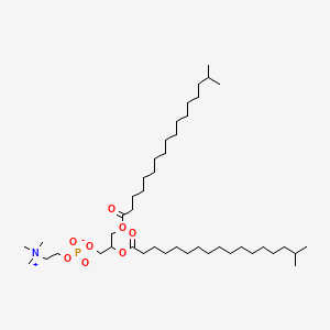 molecular formula C44H88NO8P B1239378 1,2-Isostearoylphosphatidylcholine CAS No. 58045-79-7