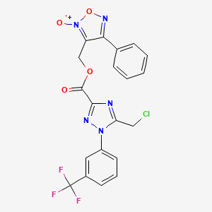 molecular formula C20H13ClF3N5O4 B12393911 Cox-2-IN-33 