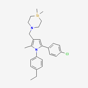molecular formula C26H33ClN2Si B12394001 MmpL3-IN-3 