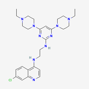 molecular formula C27H38ClN9 B12394015 4A7C-301 