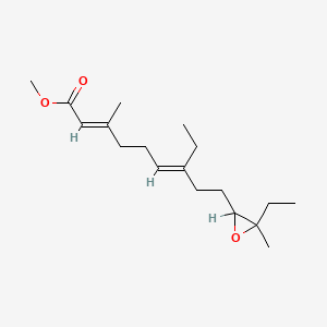 molecular formula C18H30O3 B1239413 (10R,11S)-Juvenile hormone I CAS No. 23314-84-3